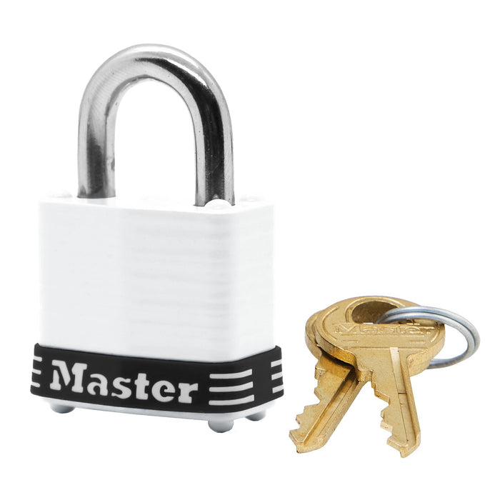 Master Lock 7KA Keyed Alike Padlock - Standard Shackle, Steel Body, Rectangular