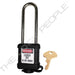 Master Lock 410COV Padlock with Plastic Cover 1-1/2in (38mm) wide-Master Lock-Master Keyed-3in-410MKLTBLKCOV-MasterLocks.com