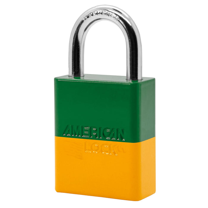American Lock A1105PC Powder Coated Dual Colored Aluminum Padlock