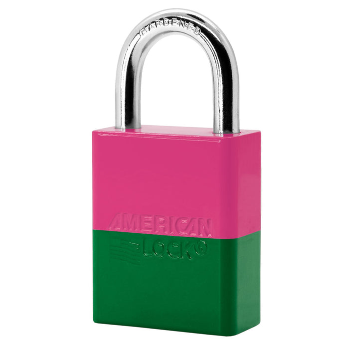 American Lock A1105PC Powder Coated Dual Colored Aluminum Padlock