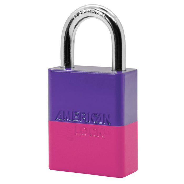 American Lock A1165PC Powder Coated Dual Colored Aluminum Padlock