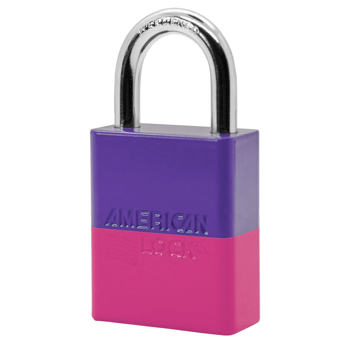 American Lock A1105PC Powder Coated Dual Colored Aluminum Padlock