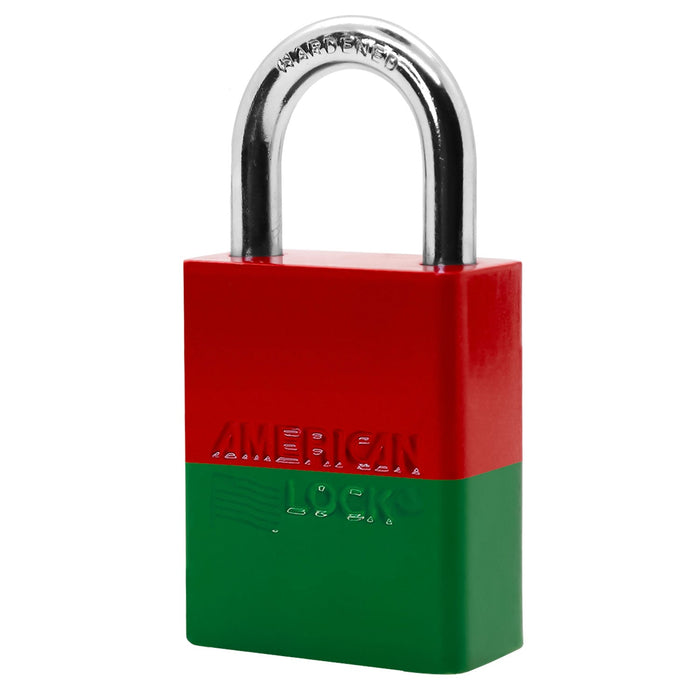 American Lock A1105PC Powder Coated Dual Colored Aluminum Padlock