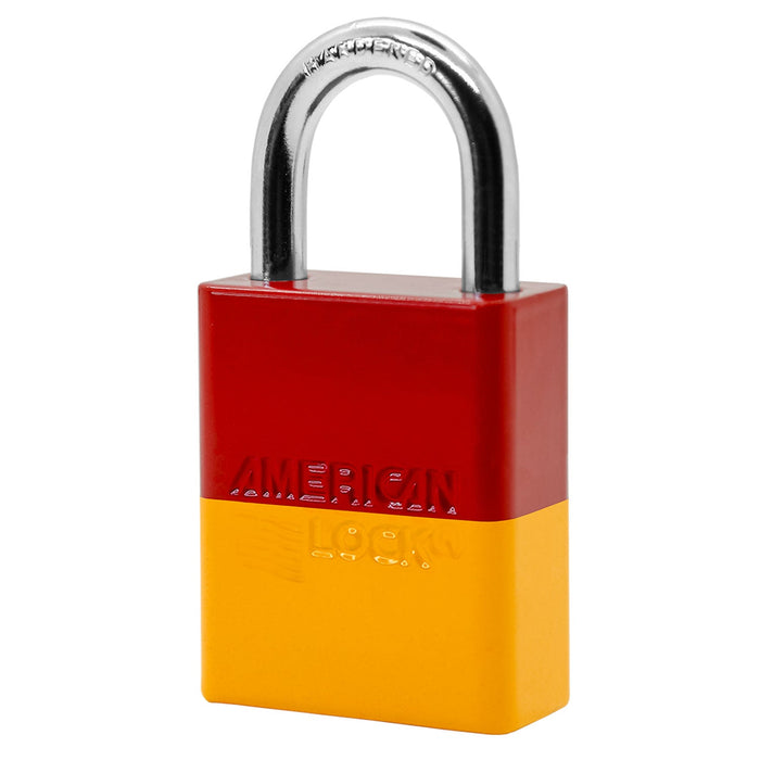 American Lock A1105PC Powder Coated Dual Colored Aluminum Padlock