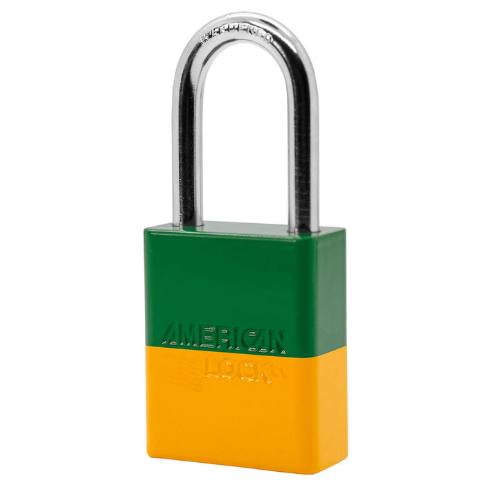 American Lock A1106PC Powder Coated Dual Colored Aluminum Padlock