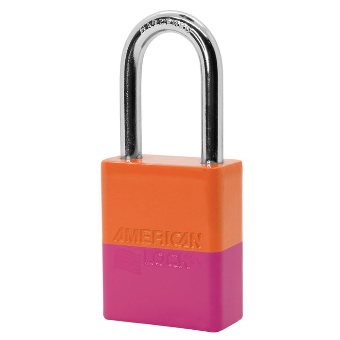 American Lock S1106PC Powder Coated Dual Colored Aluminum Padlock