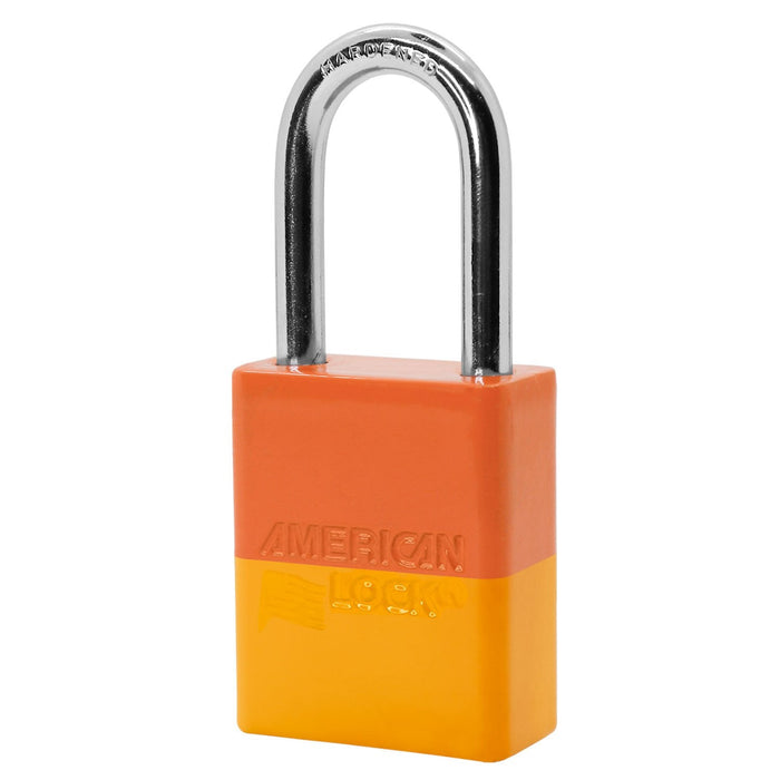 American Lock S1106PC Powder Coated Dual Colored Aluminum Padlock