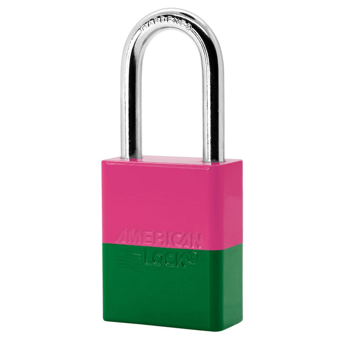 American Lock A1166PC Powder Coated Dual Colored Aluminum Padlock