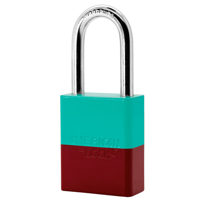 American Lock A1106PC Powder Coated Dual Colored Aluminum Padlock