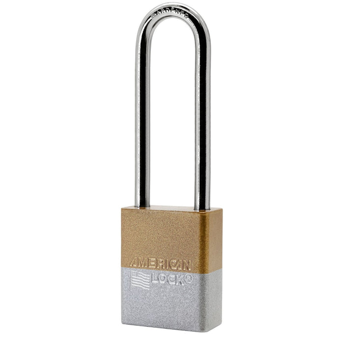 American Lock A1167PC Powder Coated Dual Colored Aluminum Padlock