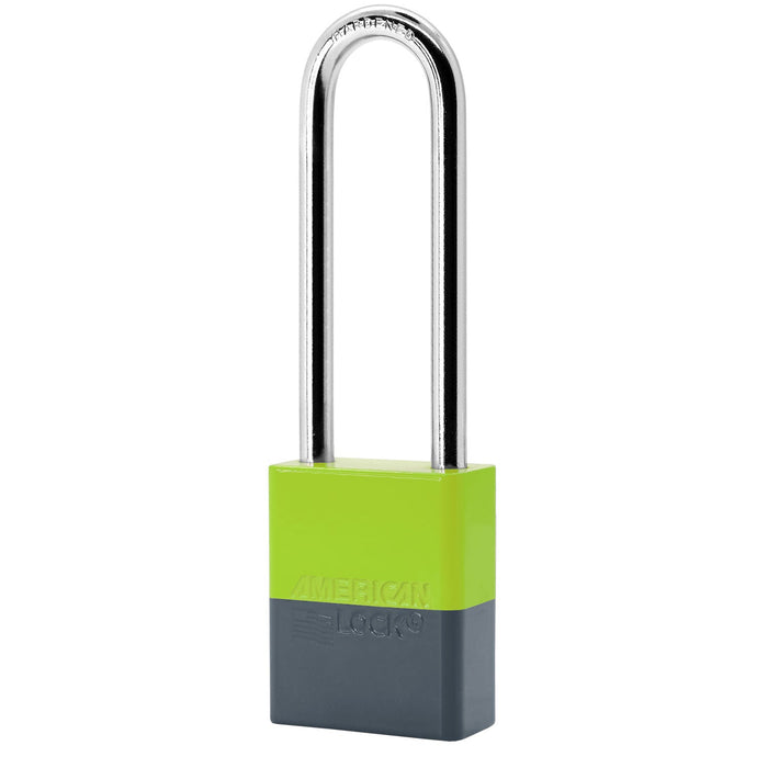American Lock A1107PC Powder Coated Dual Colored Aluminum Padlock