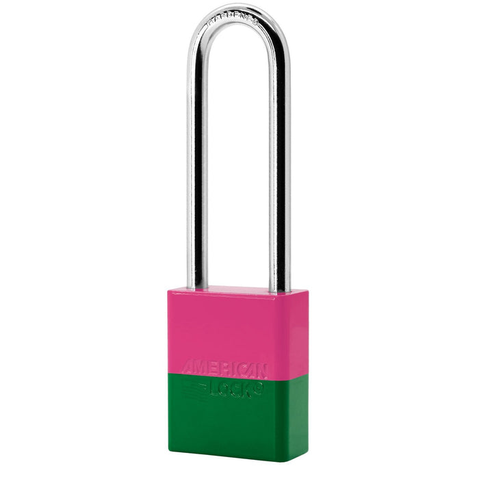 American Lock A1167PC Powder Coated Dual Colored Aluminum Padlock