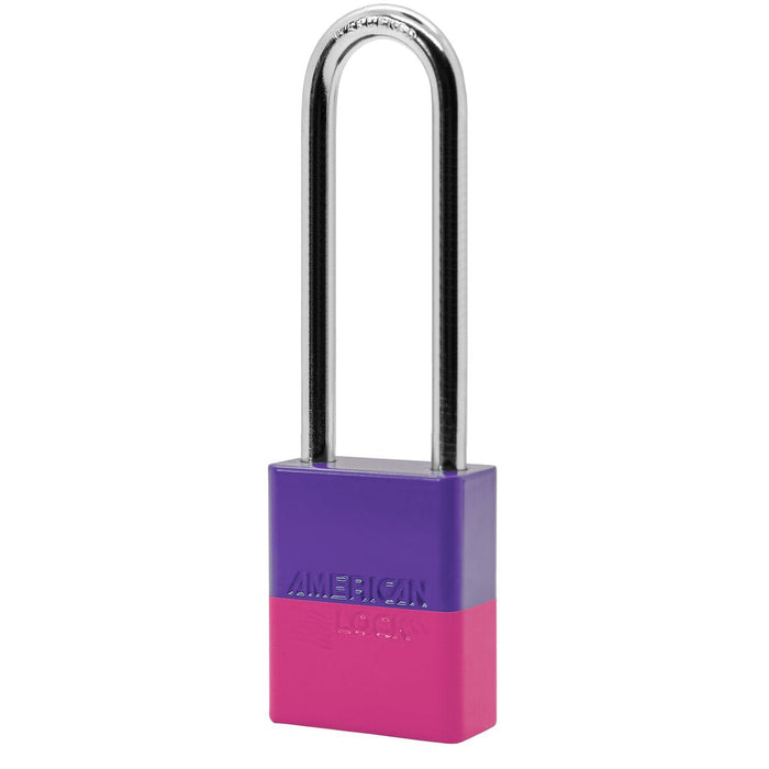 American Lock S1107PC Powder Coated Dual Colored Aluminum Padlock