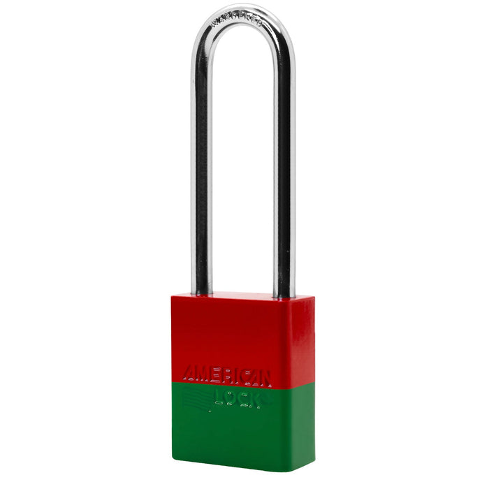 American Lock A1107PC Powder Coated Dual Colored Aluminum Padlock