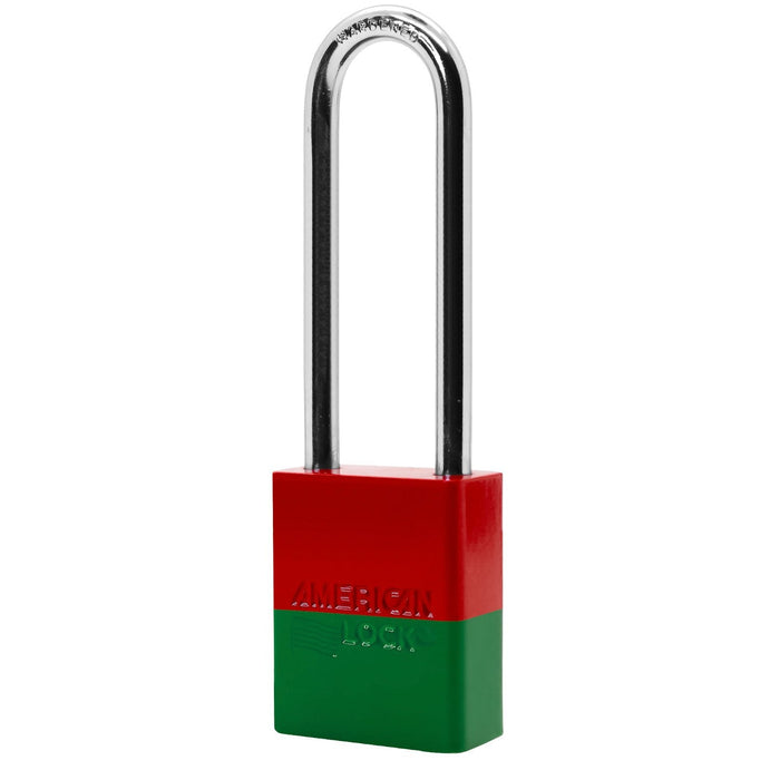 American Lock A1167PC Powder Coated Dual Colored Aluminum Padlock
