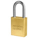 American Lock A41 1-1/2in (38mm) Solid Brass Padlock with 1-1/2in (38mm) Shackle-Keyed-American Lock-Keyed Alike-A41KA-MasterLocks.com
