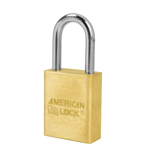 American Lock A5531 1-1/2in (51mm) Solid Brass Padlock with 1-1/2in (51mm) Shackle-Keyed-American Lock-Keyed Alike-A5531KA-MasterLocks.com