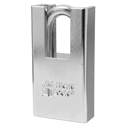 American Lock A6300 Shrouded Solid Steel Rekeyable 6-Padlock 1-3/4in (44mm) Wide-Keyed-American Lock-Keyed Alike-A6300KA-MasterLocks.com