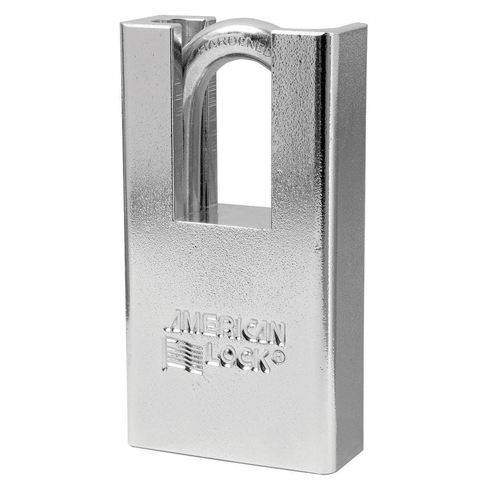 American Lock A6300 Shrouded Solid Steel Rekeyable 6-Padlock 1-3/4in (44mm) Wide-Keyed-American Lock-Keyed Alike-A6300KA-MasterLocks.com