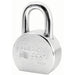 American Lock A700 Solid Steel Rekeyable Padlock, Chrome Plated 2-1/2in (64mm) Wide-Keyed-American Lock-Keyed Different-A700-MasterLocks.com