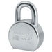 American Lock A702 Solid Steel Rekeyable Padlock, Zinc Plated 2-1/2in (64mm) Wide-Keyed-American Lock-Keyed Alike-A702KA-MasterLocks.com