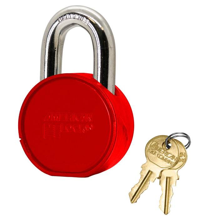American Lock AH10PC Solid Steel Rekeyable Blade Tumbler Padlock, Powder Coat Finish 2in (51mm) Wide