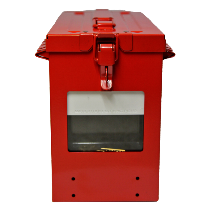 Master Lock S602 Large Group Lockout Box with Key Window & Rewritable Tag-Master Lock-S602-MasterLocks.com