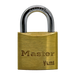Master Lock 4130 V-Line Brass Padlock 1-1/8in (29mm) Wide-Keyed-Master Lock-MasterLocks.com
