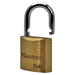 Master Lock 4130 V-Line Brass Padlock 1-1/8in (29mm) Wide-Keyed-Master Lock-MasterLocks.com
