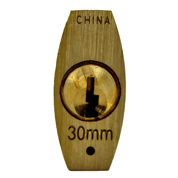 Master Lock 4130 V-Line Brass Padlock 1-1/8in (29mm) Wide-Keyed-Master Lock-MasterLocks.com
