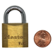 Master Lock 4130 V-Line Brass Padlock 1-1/8in (29mm) Wide-Keyed-Master Lock-MasterLocks.com