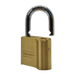 Master Lock 175 Resettable Combination Brass Padlock 2in (51mm) Wide-Combination-Master Lock-1in (25mm)-175-MasterLocks.com