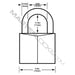 Master Lock 120T Solid Brass Body Padlock, 2 Pack 3/4in (19mm) Wide-Keyed-Master Lock-120T-MasterLocks.com