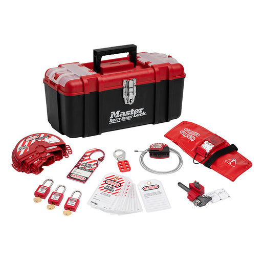 Master Lock 1457V410 Personal Safety Lockout Pouch, Valve Focus with Zenex™ Thermoplastic Padlocks-Keyed-Master Lock-1457V410KA-MasterLocks.com