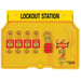 Master Lock 1482BP410 4-Lock Padlock Station, Zenex™ Thermoplastic Padlocks-Keyed-Master Lock-1482BP410-MasterLocks.com