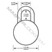 Master Lock 1533TRI Combination Dial Padlock; Assorted Colors; 3 Pack 1-9/16in (40mm) Wide-Combination-Master Lock-1533TRI-MasterLocks.com