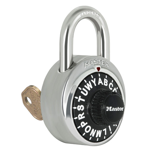 Master Lock 1585 General Security Combination Padlock with Key Control Feature 1-7/8in (48mm) Wide-Combination-Master Lock-1585-MasterLocks.com