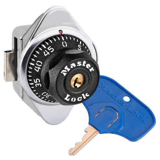 Master Lock 1636MKADA ADA Compliant Built-In Combination Lock with Metal Dial for Lift Handle Lockers - Hinged on Right-Combination-Master Lock-1636MKADA-MasterLocks.com