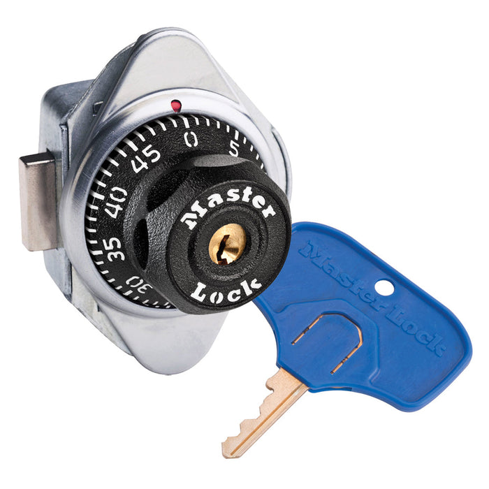Master Lock 1676MKADA ADA Compliant Built-In Combination Lock with Metal Dial for Lift Handle and Single Point Horizontal Latch Lockers - Hinged on Right-Combination-Master Lock-1676MKADA-MasterLocks.com