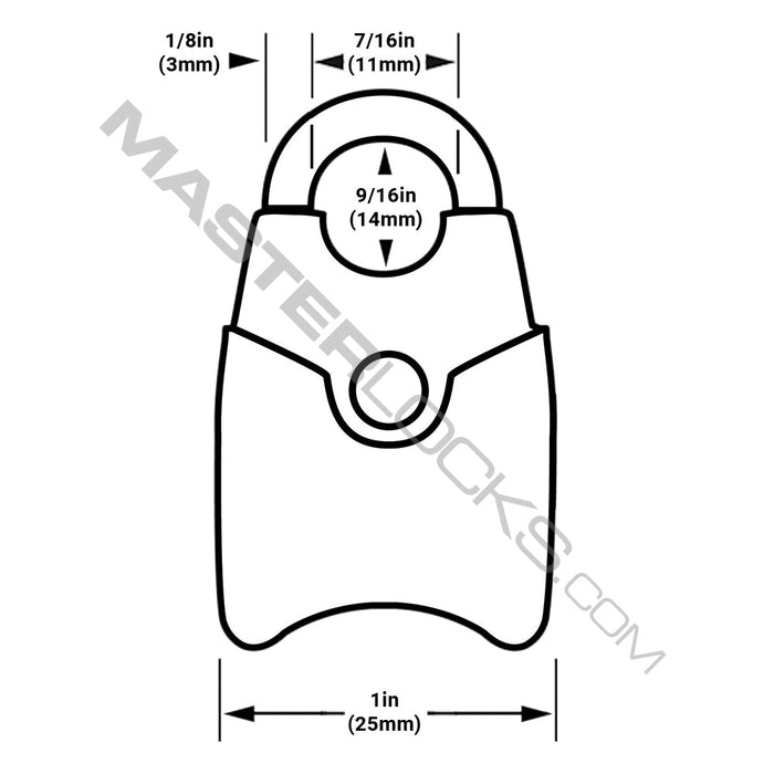 Master Lock 4689T TSA-Accepted Luggage Lock with Shrouded Shackle; Assorted Colors; 2 Pack 1in (25mm) Wide-Keyed-Master Lock-4689T-MasterLocks.com