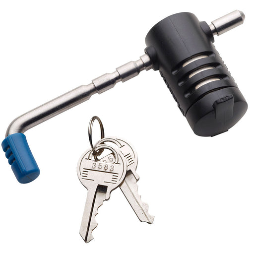 Master Lock 2847DAT 9/16in (14mm) to 2-3/4in (70mm) Long Adjustable Stainless Steel Trailer Coupler Latch Lock-Other Security Device-Master Lock-2847DAT-MasterLocks.com