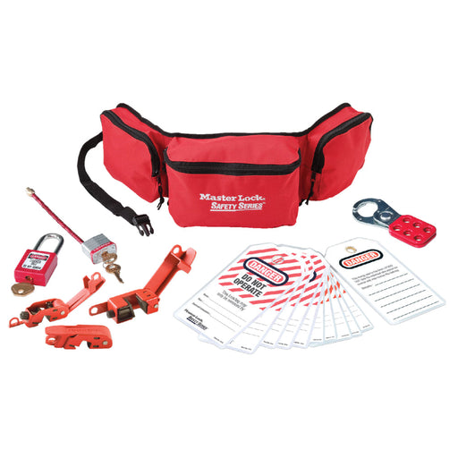 Master Lock 1456E410 Group Safety Lockout Kit, Electrical Focus with Zenex™ Thermoplastic Padlocks-Keyed-Master Lock-1456E410-MasterLocks.com