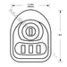 Master Lock 3670 Multi-User Mechanical Built-In Lock for Lift Handle Lockers & Single Point Latch Lockers - Manual Deadbolt-Combination-Master Lock-3670-MasterLocks.com