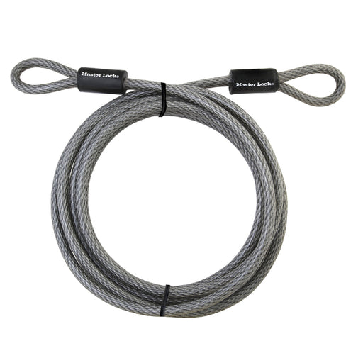 Master Lock 72DPF 15ft (4.6m) Long x Diameter Looped End Cable 3/8in (10mm) Wide-Other Security Device-Master Lock-72DPF-MasterLocks.com