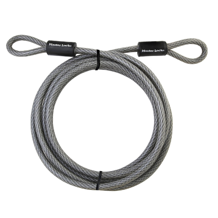Master Lock 72DPF 15ft (4.6m) Long x Diameter Looped End Cable 3/8in (10mm) Wide-Other Security Device-Master Lock-72DPF-MasterLocks.com