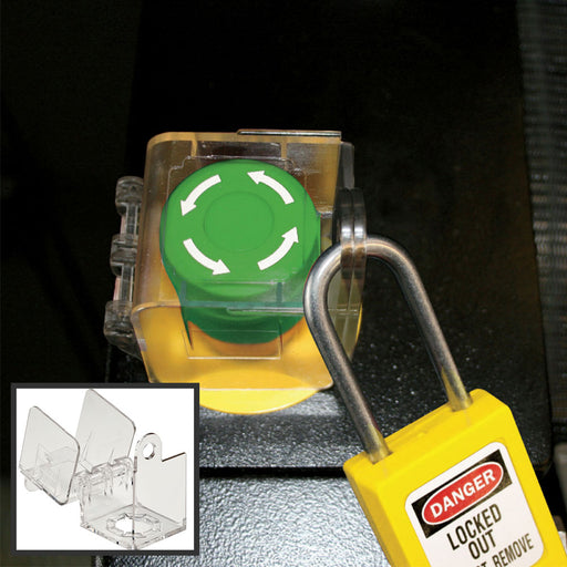 Master Lock S2153 Installed Push Button and Rotary Switch Cover-Other Security Device-Master Lock-S2153-MasterLocks.com