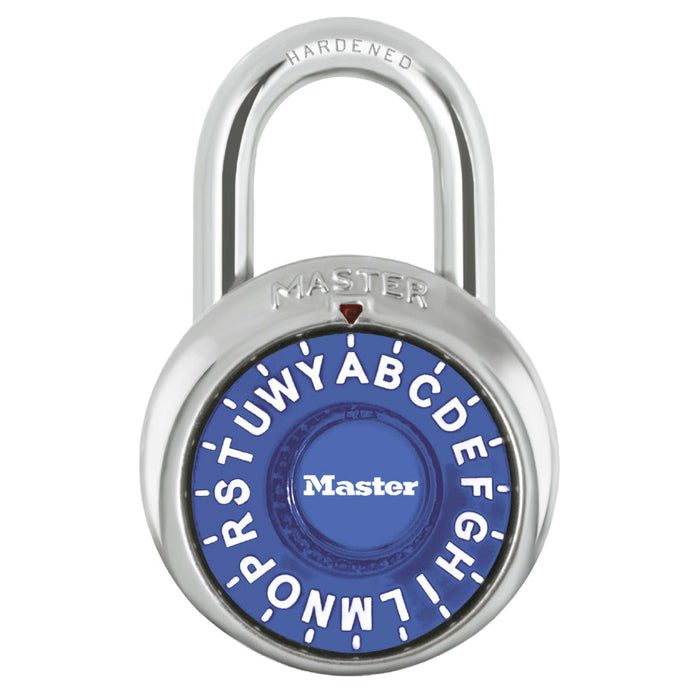 Master Lock 1573 1-7/8in (48mm) General Security Combination Padlock-Master Lock-Blue-1573BLU-MasterLocks.com