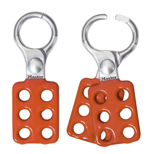 Master Lock 416 Aluminum Lockout Hasp, Jaw Clearance 1in (25mm) Wide-Other Security Device-Master Lock-416-MasterLocks.com