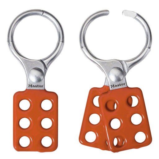 Master Lock 417 Aluminum Lockout Hasp, Jaw Clearance 1-1/2in (38mm) Wide-Other Security Device-Master Lock-417-MasterLocks.com