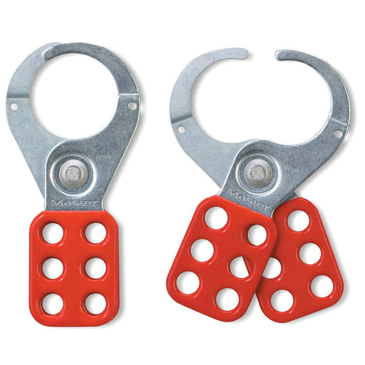 Master Lock 421 Steel Lockout Hasp, Jaw Clearance 1-1/2in (38mm) Wide-Other Security Device-Master Lock-421-MasterLocks.com